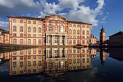 Замок Брухзаль. Главный фасад. 	1722—1755