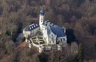 Вид замка с высоты