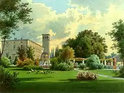 Schloss Felchow um 1860, Sammlung Alexander Duncker