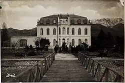 Дворец под австрийской оккупацией во время Первой мировой войны (1917)