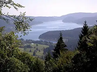 Вид на Шлухзе со стороны Аха