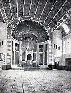 Протестантская церковь. Интерьер. Дрезден