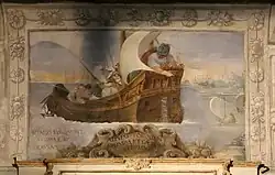 Прибытие Улисса. Деталь фрески