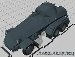 3D модель Sd.Kfz. 231 (6-Rad)