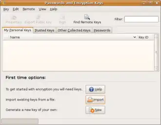 Скриншот программы Seahorse