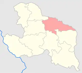 Константиновский уезд на карте