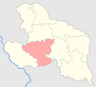 Луковский уезд на карте