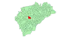 Расположение муниципалитета на карте провинции