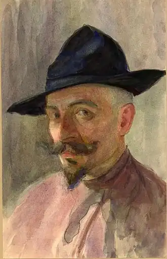 Автопортрет П. А. Шиллинговского (1916)