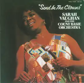 Обложка альбома Сары Воан и оркестра Каунта Бейси «Send In the Clowns» (1981)