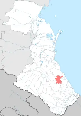 Сергокалинский район на карте