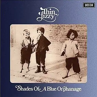 Обложка альбома Thin Lizzy «Shades of a Blue Orphanage» (1972)
