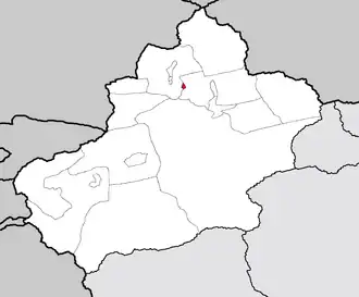 Шихэцзы на карте