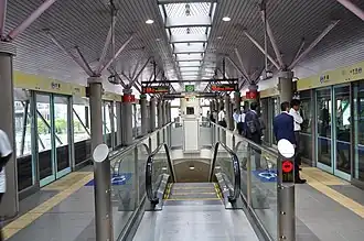 Платформы линии Юрикамомэ