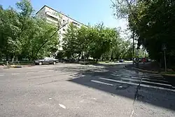 Штурвальная улица в сторону от Химкинского бульвара, у пересечения с Нелидовской улицей