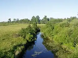 Вид на реку у дер. Чекмари