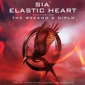 Обложка сингла Sia при участии The Weeknd и Дипло «Elastic Heart» ()