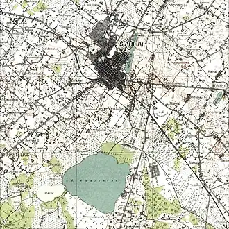 Шиленай на карте