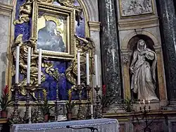 Статуя Св. Екатерины Сиенской. 1662—1663. Капелла Мадонны дель Вото (Капелла Киджи). Кафедральный собор, Сиена