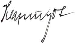 Изображение автографа