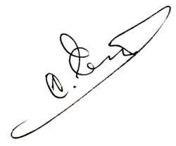 Изображение автографа