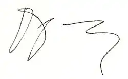 Изображение автографа