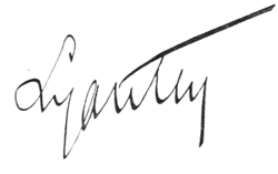 Изображение автографа