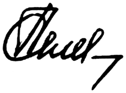 Изображение автографа