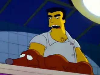 Ветеринар лечит Маленького Помощника Санты