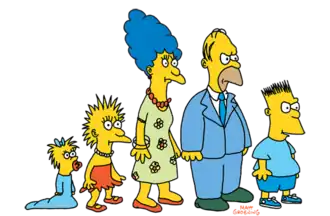 Симпсоны в 1987 году