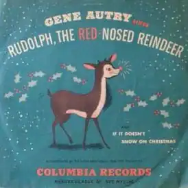 Обложка сингла Джина Отри «Rudolph, the Red-Nosed Reindeer» ()