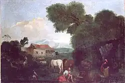 Эрминия среди пастухов. Холст, масло. Музеи Страда Нуова, Генуя