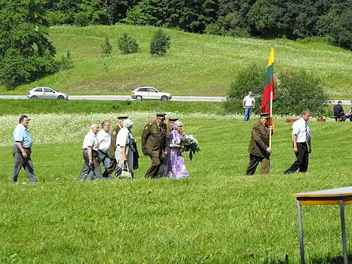 Литовские «Лесные братья» на сборе в 2009 году
