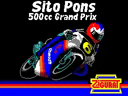 Заставка игры, версия для ZX Spectrum