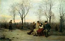 «Бесприютные»,(1870-е годы), холст, маслоРостовский областной музей изобразительных искусств.