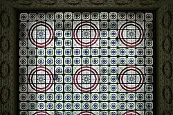 Стеклянный потолок парадной лестницы Муниципального дома