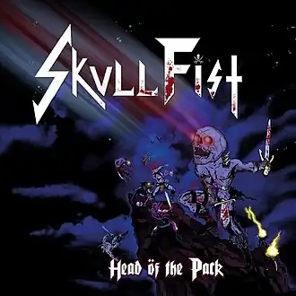 Обложка альбома Skull Fist «Head öf the Pack» (2011)