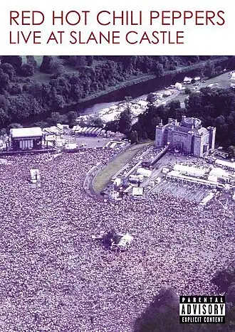 Обложка альбома Red Hot Chili Peppers «Live at Slane Castle» (2003)
