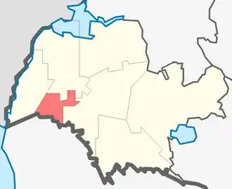 Гостицкое сельское поселение на карте