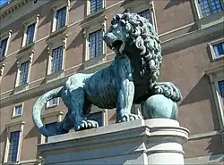 Один из Дворцовых львов, Стокгольм