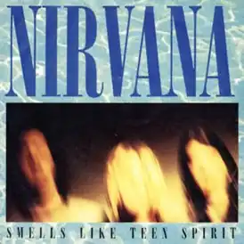 Обложка сингла Nirvana «Smells Like Teen Spirit» (1991)