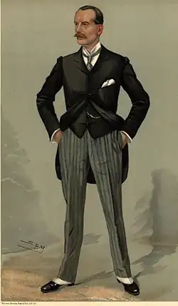 Карикатура на Фредерика Смита в журнале Vanity Fair, декабрь 1904 г.