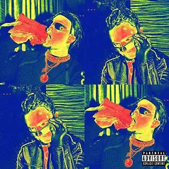 Обложка сингла Smokepurpp при участии Lil Pump «Off My Chest» (2020)