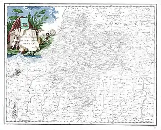 Смоленское наместничество на карте