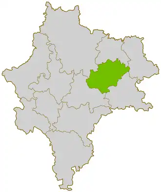 Вяземский уезд на карте