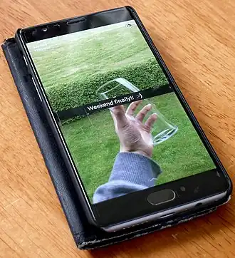 Скриншот программы Snapchat