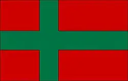 Флаг Прогрузинского района Сочи (1918—1920)