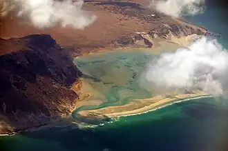 Аэрофотосъёмка лагуны с северо-восточной стороны в 2010 году