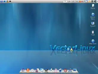 Рабочий стол VectorLinux SOHO 5.9 Deluxe Edition
