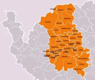 Район Соколов на карте